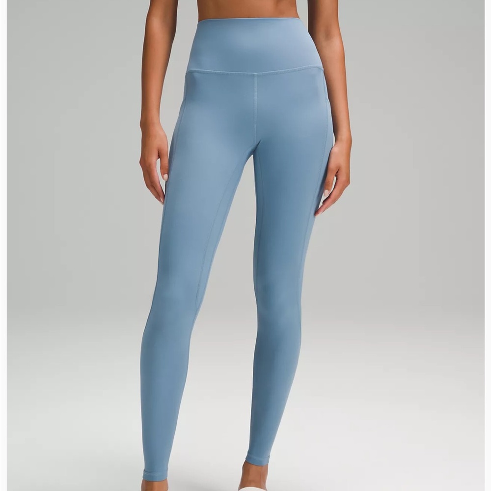 Blue Lululemon Align 28” size 4. EUC.